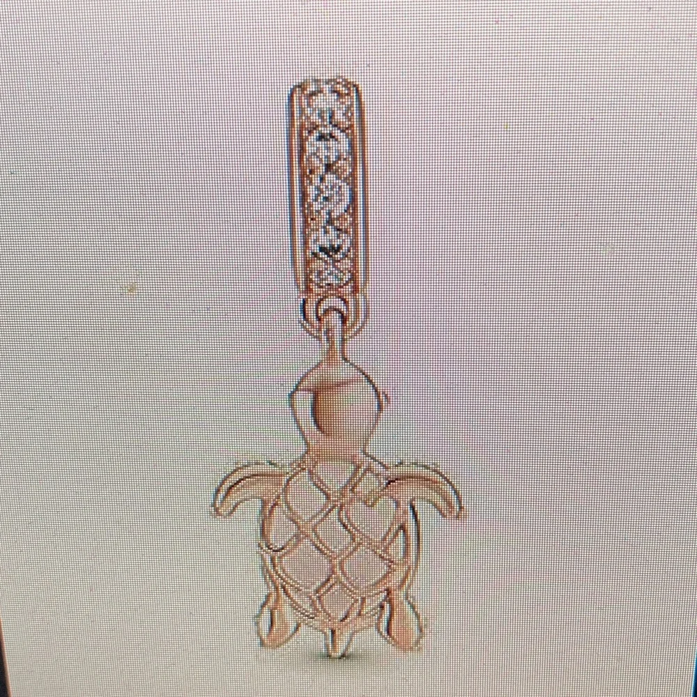 Pandora Rose Gold Turtle Charm Bracelet